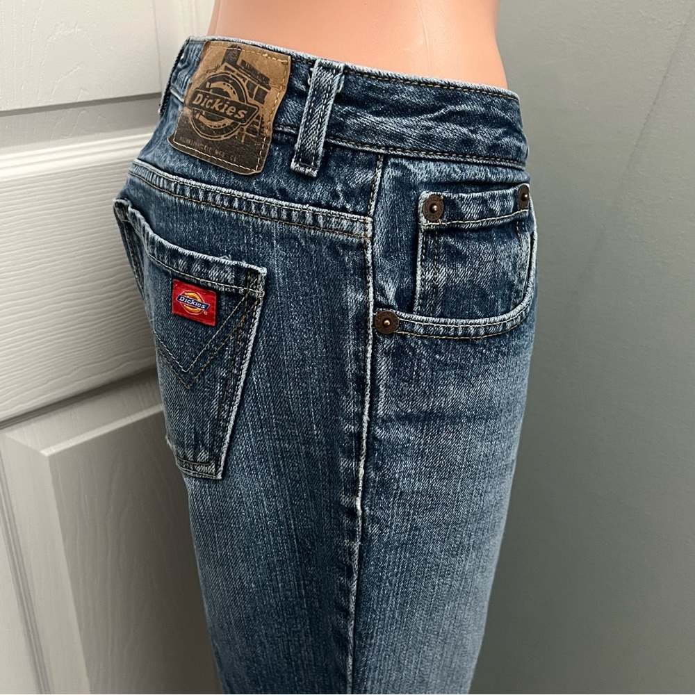 Dickies Relaxed Fit Bootcut Medium Wash Jeans Size 8 Regular - Picture 3 of 16